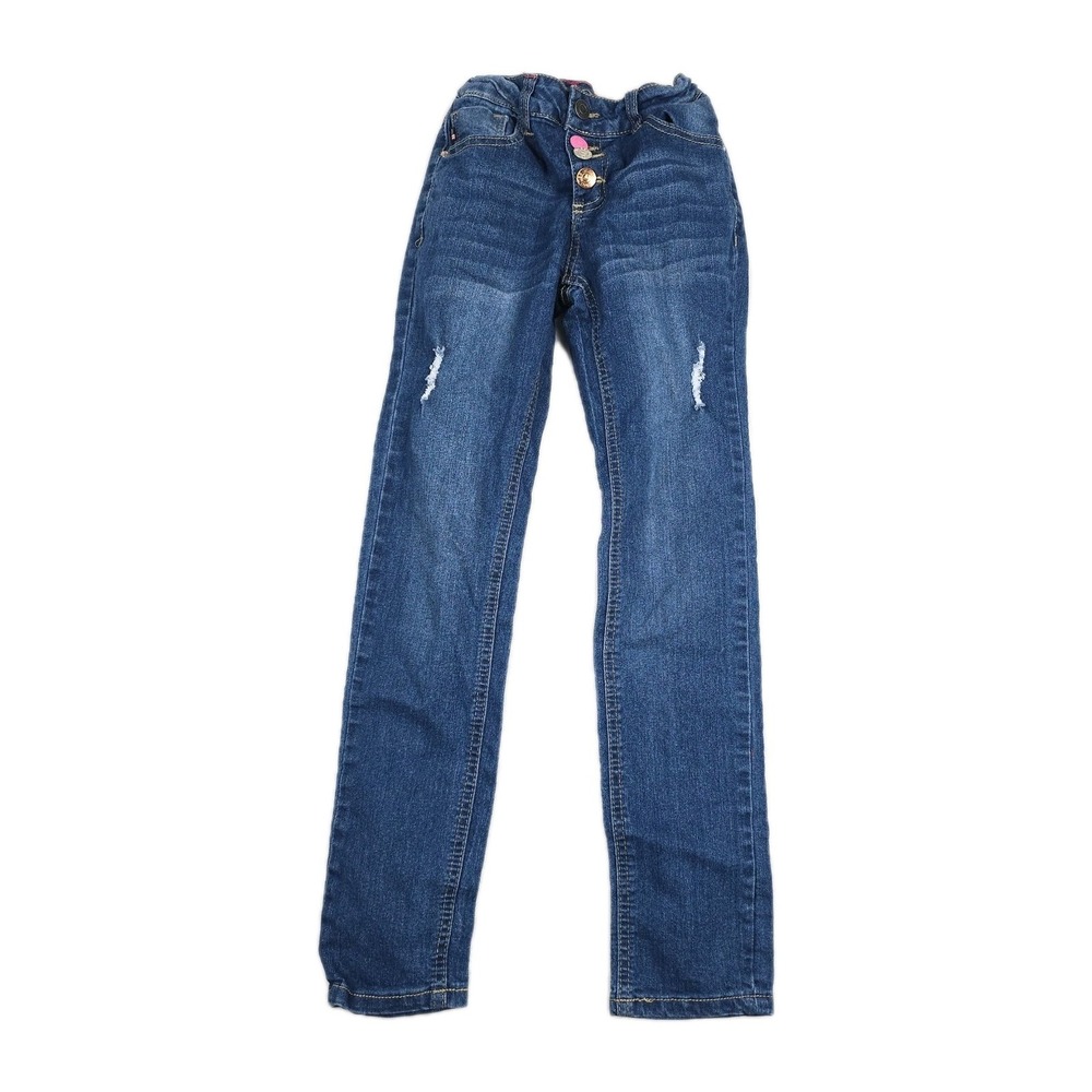 Vigoss The Jagger Skinny Jeans Women's Size 10 Blue Denim Adjustable Waist